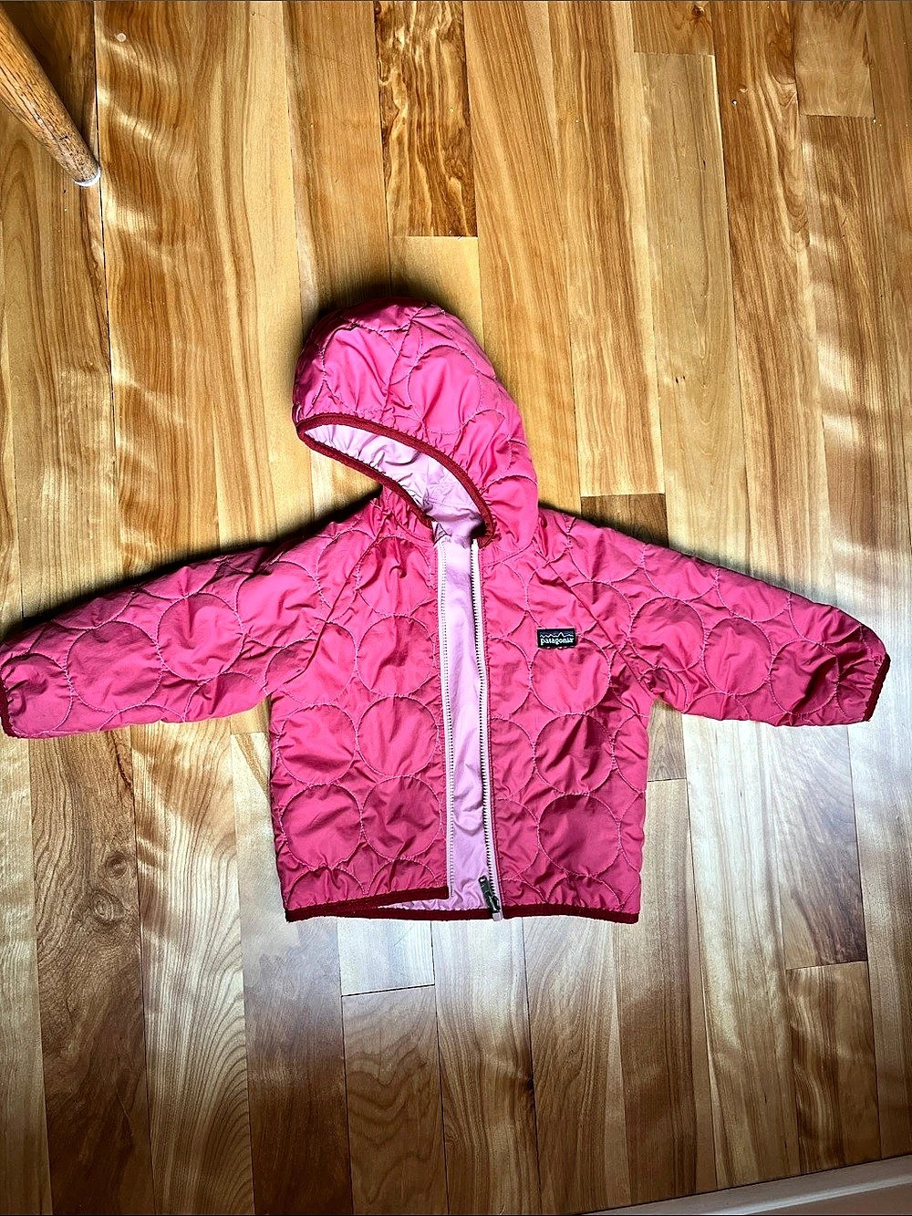 Patagonia Reversible Puffer Jacket Kids Pink